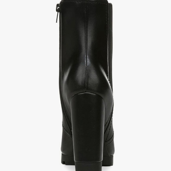 Bar III Sleek Black Heeled Boots Size 10 - Picture 15 of 16